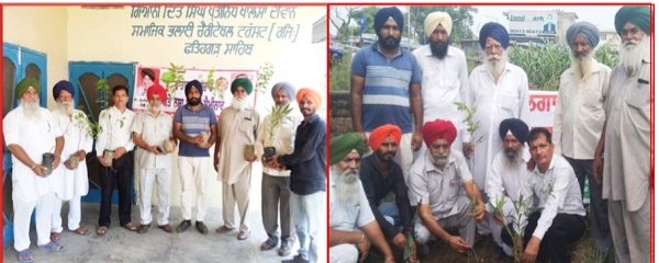 ਮੰਚ ਨੇ ਲਗਾਏ ਗਿਆਨੀ ਦਿੱਤ ਸਿੰਘ ਗਰਾਉਂਡ ਵਿਚ ਬੂਟੇ -ਡਾਕਟਰ ਖੇੜਾ