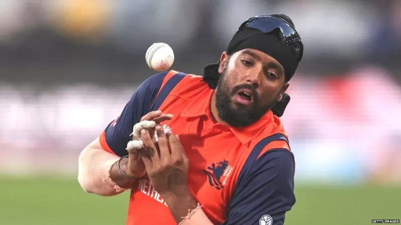 ਭਾਰਤੀ ਟੀਮ ਖਿਲਾਫ਼ ਨੀਦਰਲੈਂਡਸ ਵੱਲੋਂ ਖੇਡ ਰਿਹਾ ਕ੍ਰਿਕਟਰ ਵਿਕਰਮਜੀਤ ਸਿੰਘ