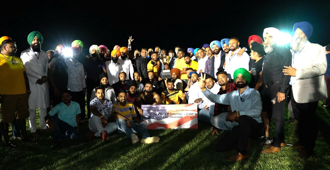 ਸੈਕਰਾਮੈਂਟੋ ਚ ਕਰਵਾਏ ਗਏ ਕਬੱਡੀ ਕੱਪ ਚ ਸ਼ਹੀਦ ਬਾਬਾ ਦੀਪ ਸਿੰਘ ਕਲੱਬ ਪਹਿਲੇ, ਰੋਜਵਿਲ ਦੀ ਟੀਮ ਦੂਜੇ ਥਾਂ ਰਹੀ