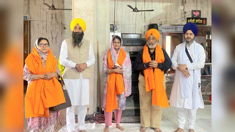 ਮਾਤਾ ਸੁੰਦਰੀ ਕਾਲਜ ਦੀਆਂ ਵਿਦਿਆਰਥਨਾ ਨੇ ਸ਼੍ਰੀ ਮੰਜੀ ਸਾਹਿਬ ਅੰਬਾਲਾ ਸ਼ਹਿਰ ਵਿਖੇ ਕੀਤੇ ਦਰਸ਼ਨ ਦੀਦਾਰੇ: ਰਜਿੰਦਰ ਸਿੰਘ ਵਿਰਾਸਤ 